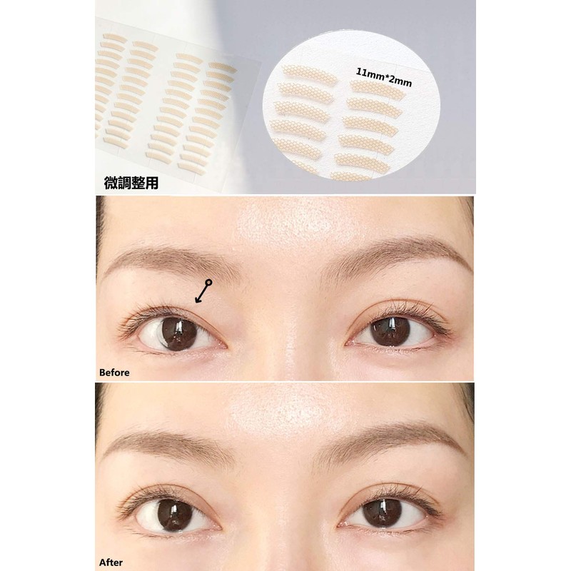 Local Adjustment Double Correction 384 Sheets Eyelid Tape Yesmart Double