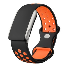 omee Silicone Sport Band Compatible with Whoop 5.0 Bands Strap Men Women, Breathable Sport Adjustable Waterproof Replacement Wristbands Straps for Whoop 5.0 Silicone Bands