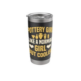 Pottery Girl Ceramist Potter Handmade Clay Artist Thrower Stainless Steel Insulated Tumbler