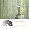 Sage Green Curtains for Living Room 96 Inches Long Linen