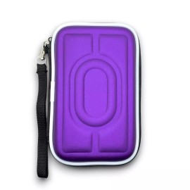 Unbranded Gameboy Advance / Advance SP / Color / Pocket / Micro EVA Travel Hard Cover Case - Purple
