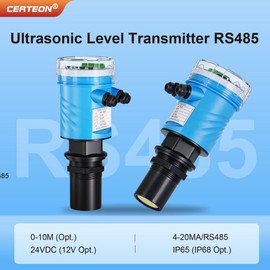 일체형 초음파 수위계 RS485 디지털 디스플레이 폐수 측정 탱크 수위 범위 [010m range 420mA] Integrated Ultrasonic Level Meter RS485 Digital Display Wastewater Measurement Tank Level Range [010m range 420mA]