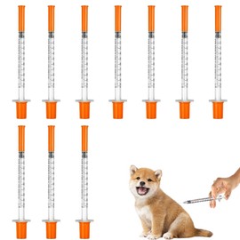Dispensing Measuring Tool Individually Wrapped 1ML Plastic Syringe Disposable Scientific Syringe for Precise Liquid Measurement Scientific DIY Using 10 PCS 30G*8mm