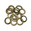 Trimming Shop 40mm Bronze Extra Large Eyelets Rings with Washers