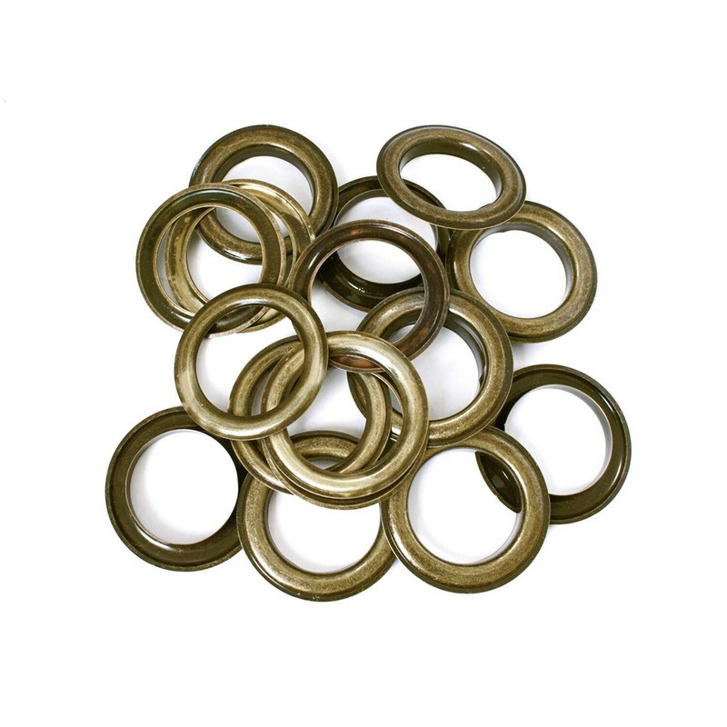 Trimming Shop 40mm Bronze Extra Large Eyelets Rings with Washers