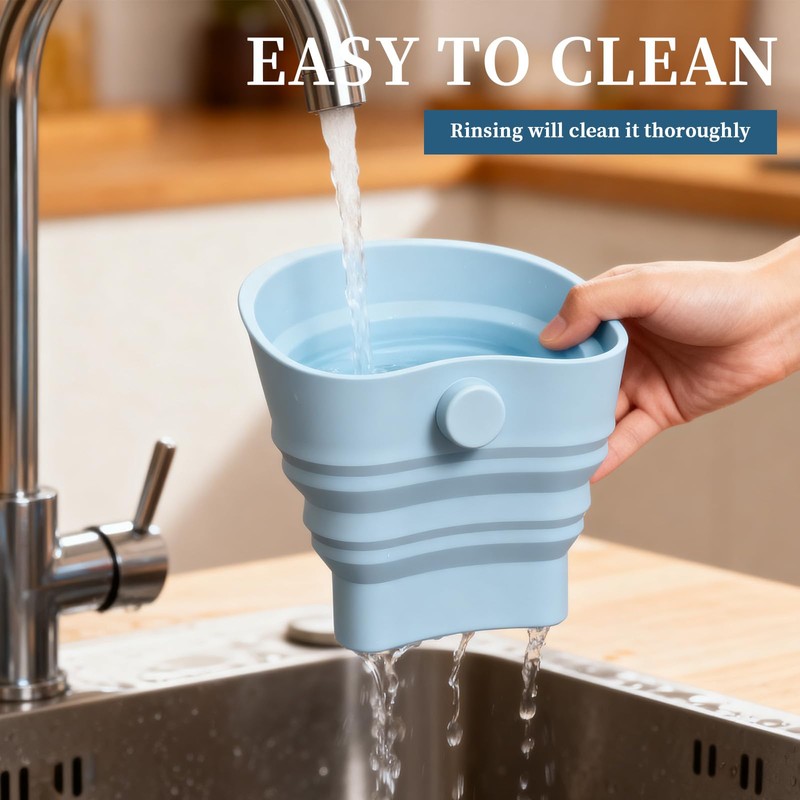 Flour Funnel for KitchenAid Mixer, Mess-Free Baking Accessory, Food Grade
