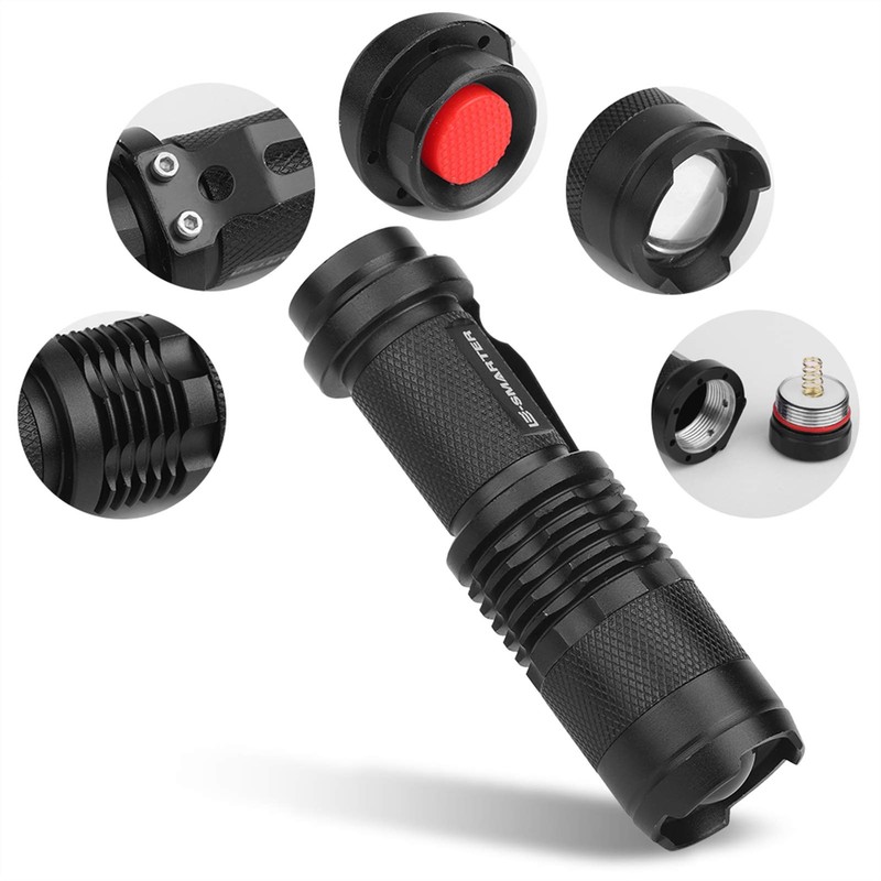 EVTSCAN UV Flashlights 395/365 nM - UV Ultra LED Flashlight