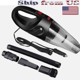 Powerful Car Vacuum Cleaner, Portable Wet & Dry Handheld Strong Suction Cleaner