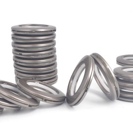 32 Pack Curtain Grommet Plastic Eyelet Rings Inner Diameter Curtain Eyelet Rings Nanoscale Low Noise 1-9/16"(40mm) Large Grommet Kit for Fabric (Coffee)