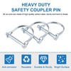 INCREWAY 16pcs Shaft Locking Pin, M6.3 * 50 Galvanized Round