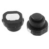 New Lon0167 5Pcs Latching Flashlight Torch Push Button Switch Black