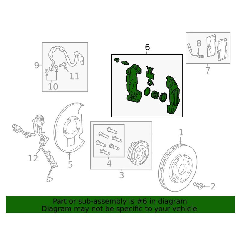 ACDelco Brake Caliper - 13545383