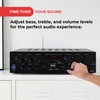 Pyle Wireless Bluetooth Home Audio Amplifier System-Upgraded 6 Channel 750