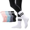 Neomuch 5 Pairs Pilates Socks with Grips for Women -