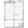 A5 Daily Planner 50 Sheet Note Pad with Schedule, Priority,