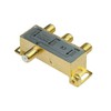 Monoprice Premium 3-Way Coax Cable Splitter - F-Type Screw, for