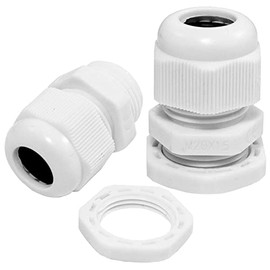 Lumonic 20 x Cable Glands M20 IP67 Metric D7-12 mm I Cable Grommet Waterproof in Grey I Screw Connections, Hose Guide M20