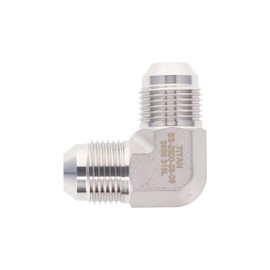 HYDRAULICS DIRECT | 90° Union Elbow 3/16" Male JIC (3/8"-24 thread) x 3/16" Male JIC (3/8"-24 thread)