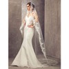Aukmla Wedding Bridal Veils White Long Cathedral Chapel Length Veil