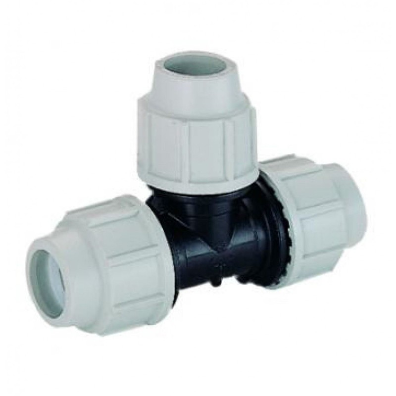 PLASSON MDPE 20mm Equal Tee - 7040