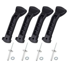 Hood Latch Kit Fit for Ski-Doo GSX GTX MXZ MACH Summit Skandic Legend Freestyle, Strap Panel Latch Locking Hood Catch Assembly for Snowmobile 517302448-4Pcs