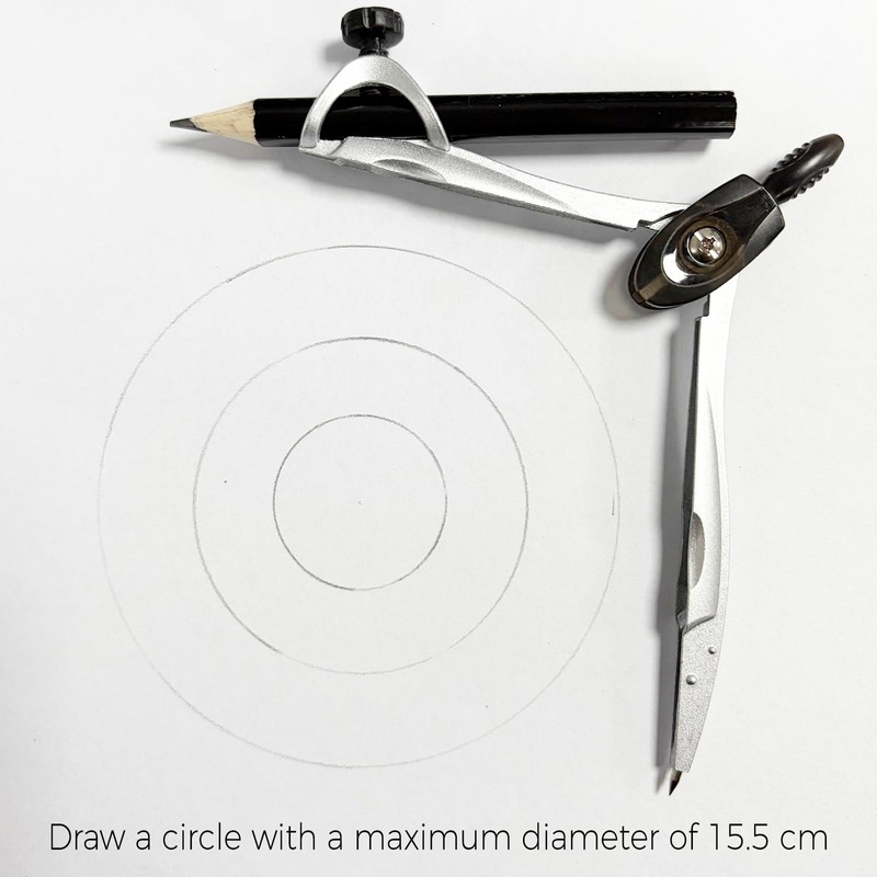 Protractor and Compass Set with Rulers,Compass Geometry Drawing Tool Set