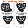 OULEME Raised Tire Change Ramp, Curved Leveling Blocks, for RV