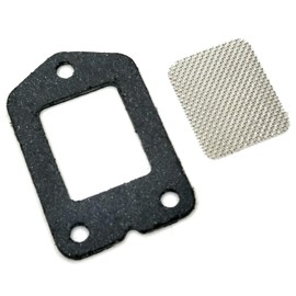 Basdures SRM-225 Spark Screen and Gasket Compatible with Echo 14586642031 Muffler Gasket， 14586240630 Muffler Spark Arrestor Screen