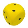 alldoro 63106 Foam Dice in Yellow, 15 x 15 cm,