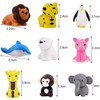 40 PCS Japanese Animal Erasers, Bulk Pencil Erasers Japanese Come