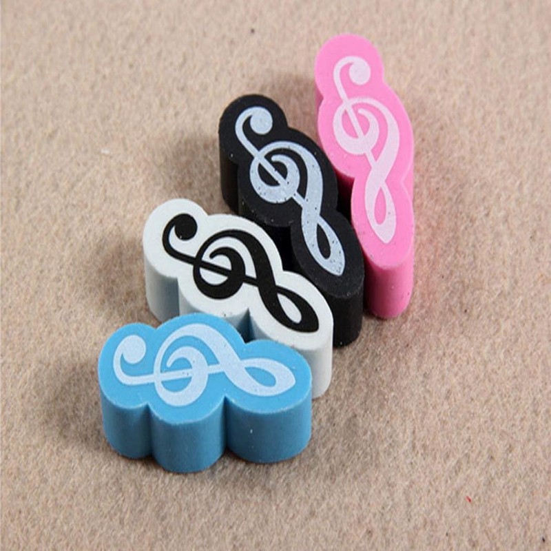 EKIMI Eraser Music Note Style Mini Stationery Eraser