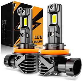 Auxbeam H11 H9 H8 Fog Light, 18000LM 6500K White Super Bright Fog Lights For Off-road Vehicle, Plug and Play