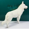 Leonardo All White Alsation German Shepherd Dog Figurine Statue Attractive