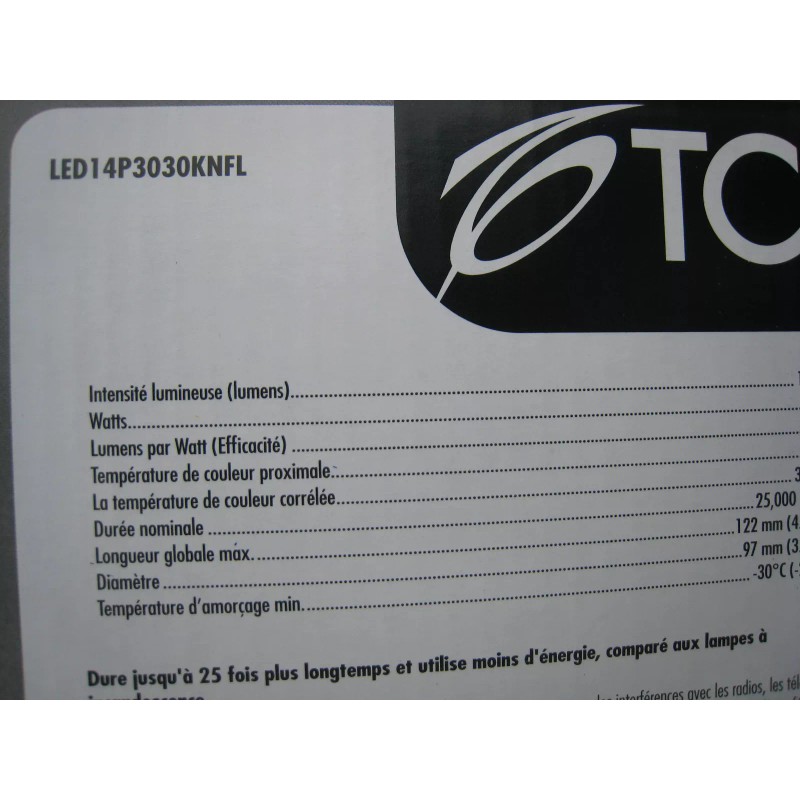 TCP LED14P3030KNFL PAR30 LED Bulb Medium E-26 Base 25 Degree,