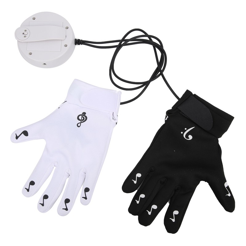 Electronic Piano Gloves for Kids Adults with Speakers Portable Party