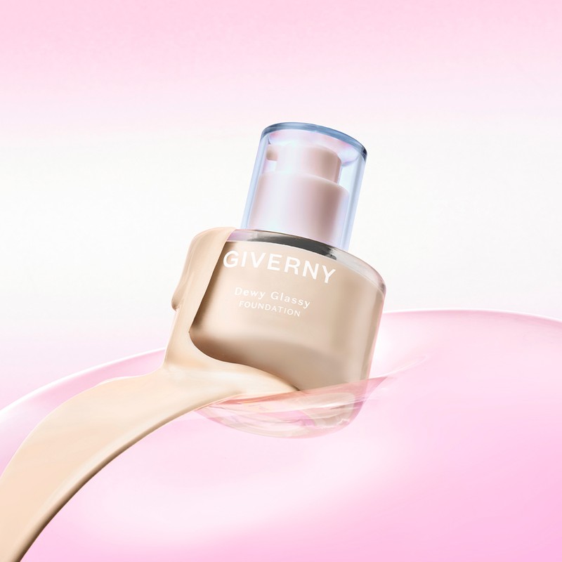Giverny Dewy Glassy Foundation 30ml - [SINGLE] No. 25 Tan