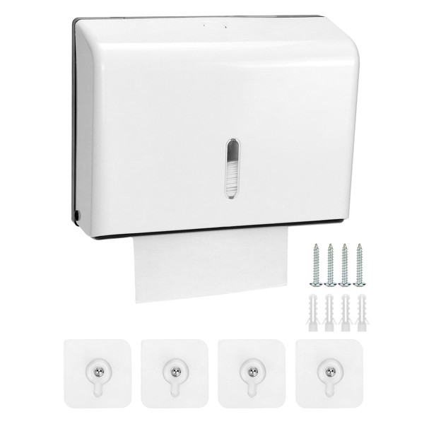 QWORK QWORK? Multifold hand towel dispenser, Wall-Mount Z Fold Paper
