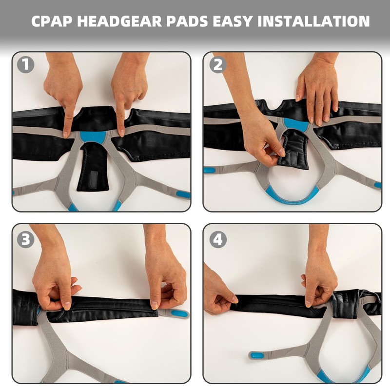 Satin CPAP Strap Covers Soft, CPAP Neck Pad for CPAP