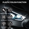 Plastic Polish Kit, Plastic Scratch Remover 14.1oz and Cleaner 3.52oz,
