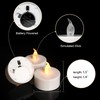 Pandaing Lasts 2X Longer Flameless Tealight Candles [100 Pack, Batteries