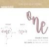 NANASUKO 1st Birthday Cake Topper - one - Double Sided