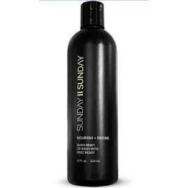 Sunday II Sunday 4 PACK Sunday II Sunday Nourish & Define Quick Reset Co-wash  Frizz Resist SHLf