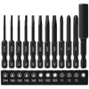 12PCS Triangle Bit Set TA18-27, Square Drive Bits #1#2#3, Triwing