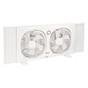 Comfort Zone CZ329WT 9" Dual Window Fan with 180° Rotating