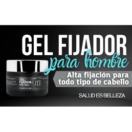 Kit Gel Fijador para Cabello, Alta fijación y exquisio aroma para Caballero, Gel de Larga duración sin residuos. Kit de 3 Frascos de Gel Fijador.