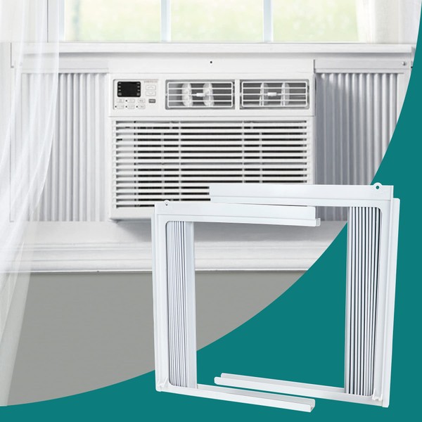 Daisypower Window Air Conditioner Side Panels Curtain Kit with Frame,Window