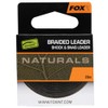 Fox Naturals Braided Leader - 20 m Leader Line, Load