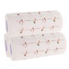 OHPHCALL 3Rolls Disposable Oil-Absorbing Kitchen Wipe Paper Stylish Cleaning Towel