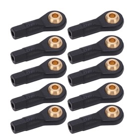 Alomejor RC Tie Rod End Pack of 10 M2 Tie Rod End Ball Joint Ball Head Holder for 1:10, 1:12 Remote Controlled Cars RC Car Model Accessories