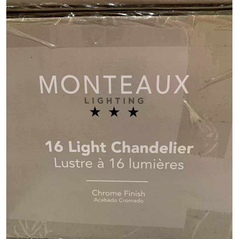 Monteaux Lighting 16 Light Chandelier Chrome Finish DC-C4740